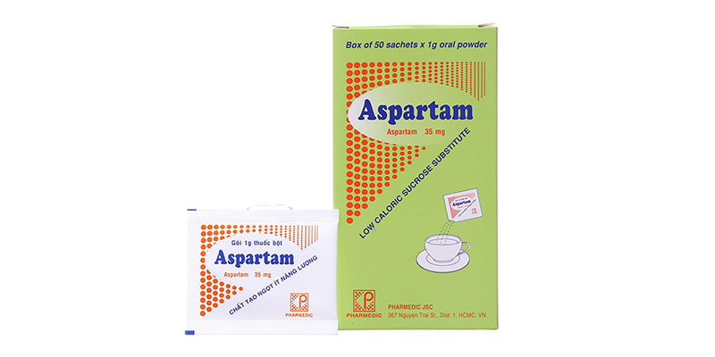 Aspartam Pharmedic chất tạo ngọt với thành phần chính là Aspartam