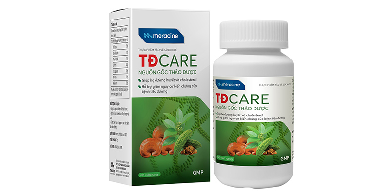 TĐ Care Meracine chứa thành phần hoài sơn giúp ổn định đường huyết
