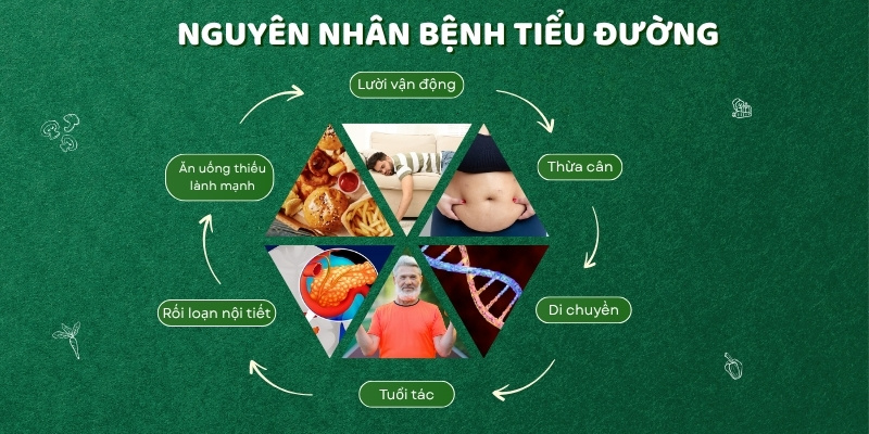 Bệnh tiểu đường không có lây mà hình thành từ nhiều nguyên nhân