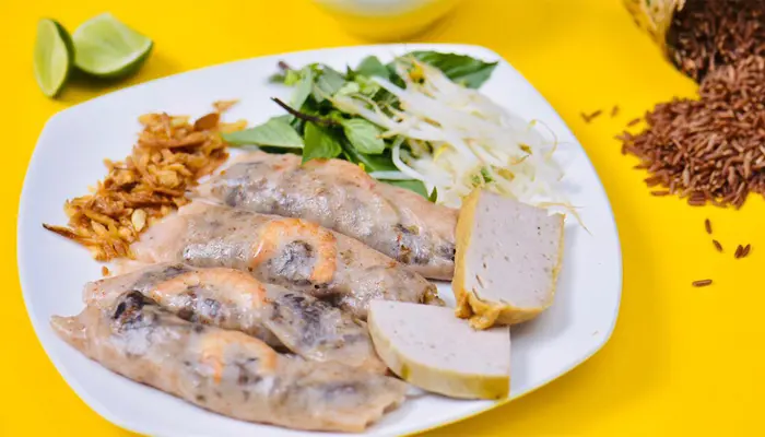 Thay vì ăn bánh cuốn từ tinh bột thì có thể thay thế bánh cuốn làm từ gạo lứt