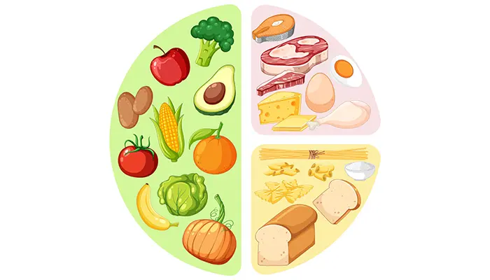 Cách ăn sáng đúng với mô hình đĩa ăn cân bằng 