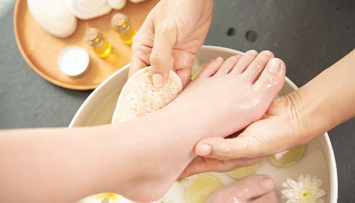 Người bệnh cần chăm sóc kỹ bàn chân