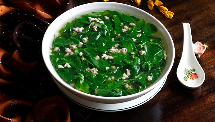 Canh rau ngót thịt nạc