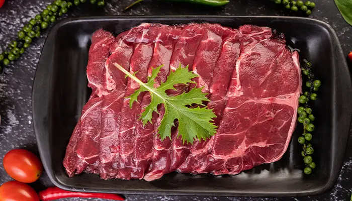 Chỉ số GI trong thịt bò gần như bằng 0