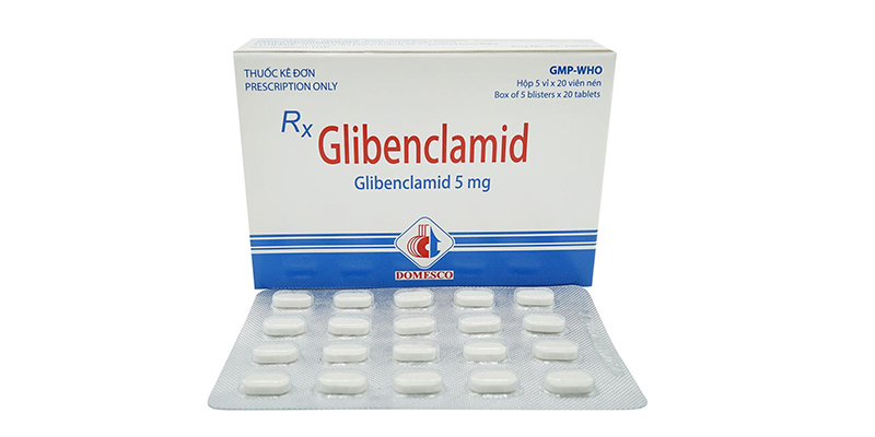 Thuốc Glibenclamid với hàm lượng 5mg