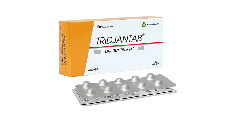 Thuốc trị tiểu đường Tridjantab chứa hoạt chất linagliptina 5mg