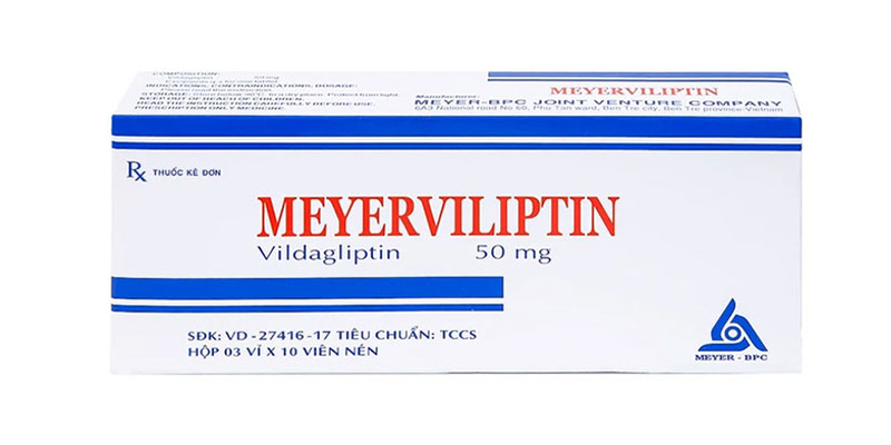 Vildagliptin có trong thuốc Meyerviliptin 50mg