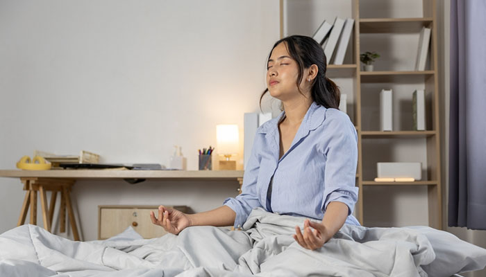 Ngồi thiền để giảm stress tinh thần
