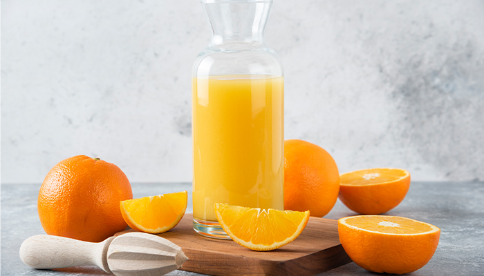 Nước cam mang lại nhiều giá trị dinh dưỡng tốt cho người bệnh tiểu đường