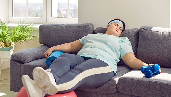 Lười tham gia vận động thể chất 