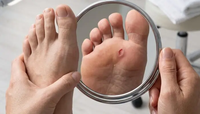 Rối loạn tuần hoàn máu cũng là nguyên nhân gây loét bàn chân ở người tiểu đường