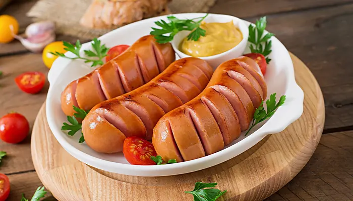 Người tiểu đường nên hạn chế ăn thịt chế biến sẵn như xúc xích 