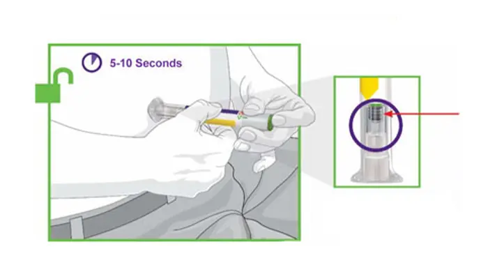 Bắt đầu tiến hành tiêm thuốc Trulicity