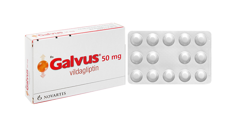 Thuốc Galvus 50mg với thành phần là Vildagliptin