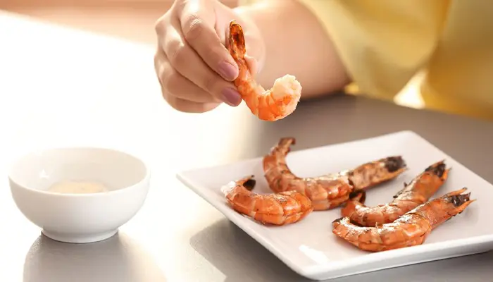 Người bệnh tiểu đường chỉ nên ăn khoảng 150-170g tôm mỗi tuần