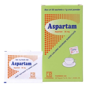 Aspartam Pharmedic chất tạo ngọt 50 gói x 1g