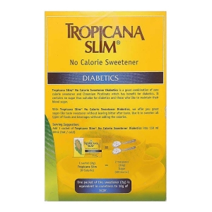 Tropicana Slim Diabetics 100g – Đường ăn kiêng 50 gói x 2g