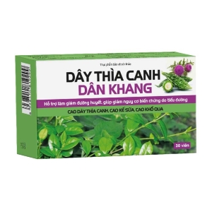 Dây Thìa Canh Dân Khang hỗ trợ làm giảm đường huyết 30 viên