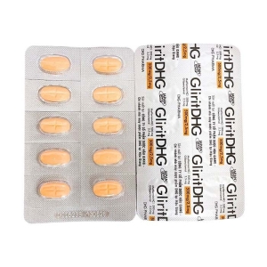 GliritDHG 500mg/2.5mg điều trị tiểu đường 30 viên
