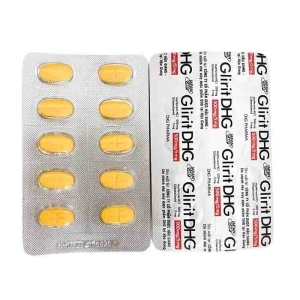 GliritDHG 500mg/5mg điều trị tiểu đường 30 viên