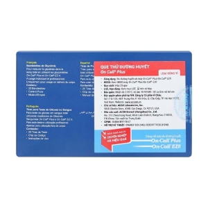 Que thử đường huyết On Call Plus