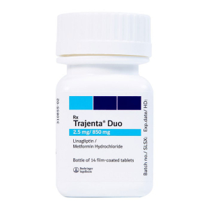 Trajenta Duo 2.5mg/850mg Boehringer điều trị đái tháo đường 14 viên