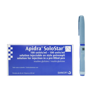 Apidra Solostar 100IU/ml Sanofi 5 bút tiêm