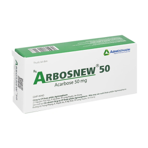 Arbosnew 50mg Agimexpharm điều trị tiểu đường tuýp 2 (30 viên)