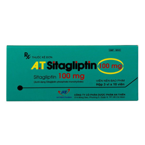 A.T Sitagliptin 100mg An Thiên cải thiện kiểm soát đường huyết 30 viên