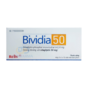 Bividia 50mg ReliV kiểm soát đường huyết 30 viên