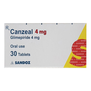 Canzeal 4mg Sandoz điều trị đái tháo đường 30 viên