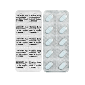 Canzeal 4mg Sandoz điều trị đái tháo đường 30 viên