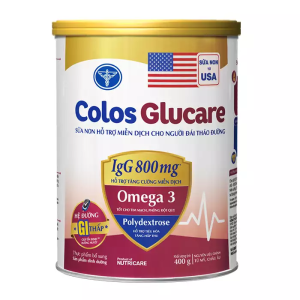 Colos Glucare 400g – Sữa non dành cho người tiểu đường Nutricare