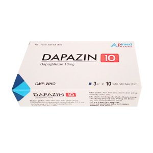 Dapazin 10mg Apimed điều trị đái tháo đường tuýp 2 (30 viên)