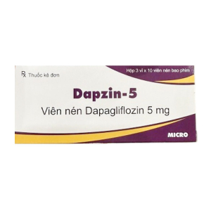 Dapzin 5 Micro điều trị đái tháo đường típ 2 (30 viên)