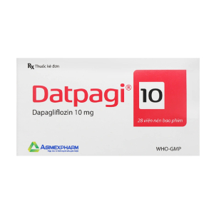 Datpagi 10mg Agimexpharm điều trị đái tháo đường type 2 (28 viên)