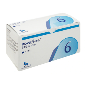 Đầu kim Novofine 31G (0,25 x 6mm) dùng cho bút tiêm của Novo Nordisk 100 cái