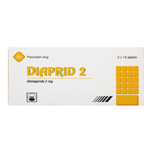 Diaprid 2 Pymepharco điều trị đái tháo đường 30 viên