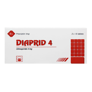 Diaprid 4 Pymepharco điều trị đái tháo đường 30 viên