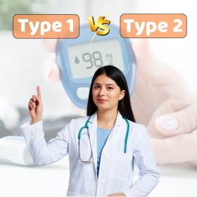 Điểm khác biệt giữa tiểu đường type 1 và 2