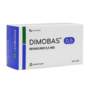 Dimobas 0.5 Agimexpharm điều trị đái tháo đường type 2 (90 viên)
