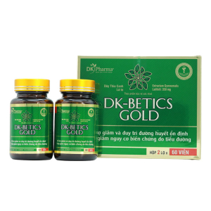 DK-Betics Gold hỗ trợ giảm đường huyết (2 chai x 60 viên)