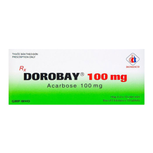 Dorobay 100mg Domesco điều trị đái tháo đường 30 viên
