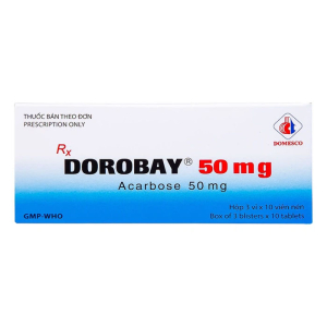 Dorobay 50mg Domesco điều trị đái tháo đường 30 viên