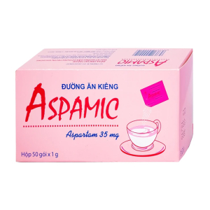 Đường Ăn Kiêng Aspamic Domesco (Hộp 50 gói x 1g)