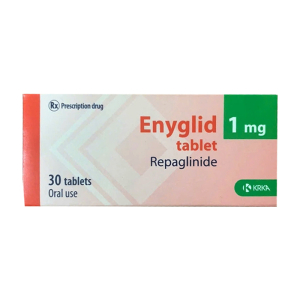 Enyglid 1mg Krka điều trị đái tháo đường tuýp 2 (30 viên)