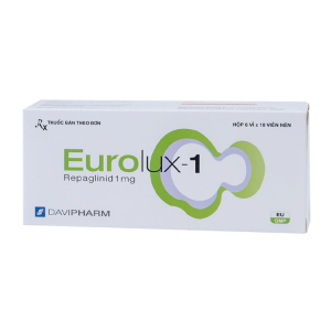 Eurolux-1 Davipharm điều trị bệnh đái tháo đường type 2 (60 viên)