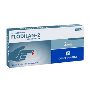 Flodilan 2mg Davipharm điều trị đái tháo đường 28 viên