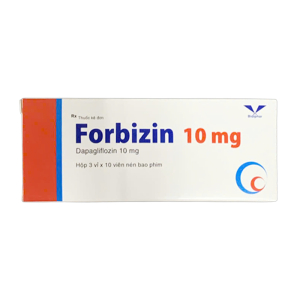 Forbizin 10mg Bidiphar điều trị đái tháo đường tuýp 2 (30 viên)