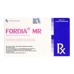 Fordia MR 500mg United điều trị đái tháo đường 60 viên